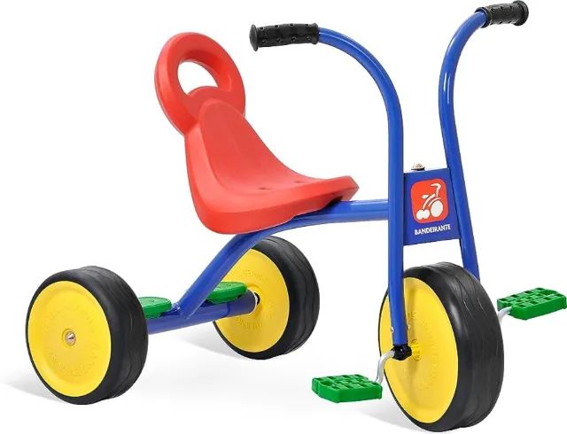 Triciclo Infantil Bandeirante Suporta 80kg Linha Escolar