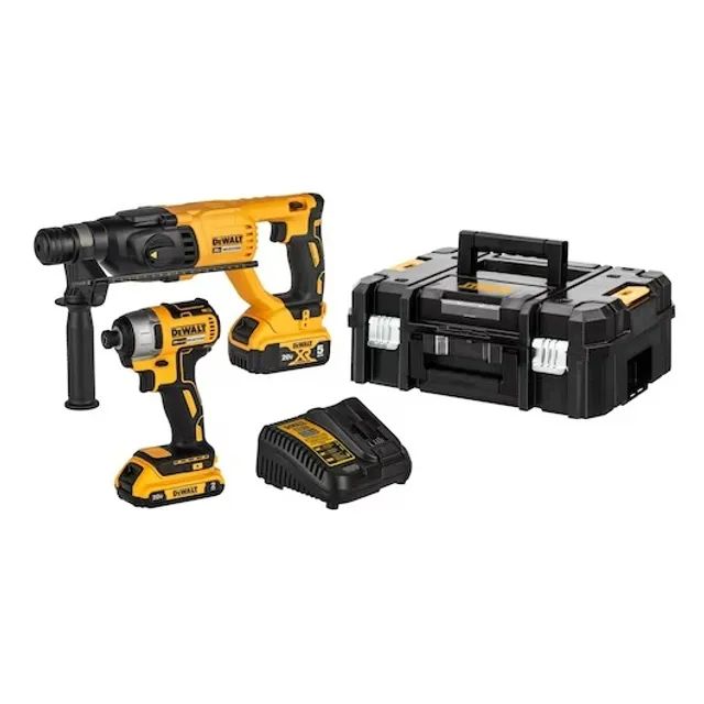 Combo Martelete SDS Plus 1" (DCH133) + Parafusadeira de Impacto 1/4" (DCF7871) 20V MAX* LI