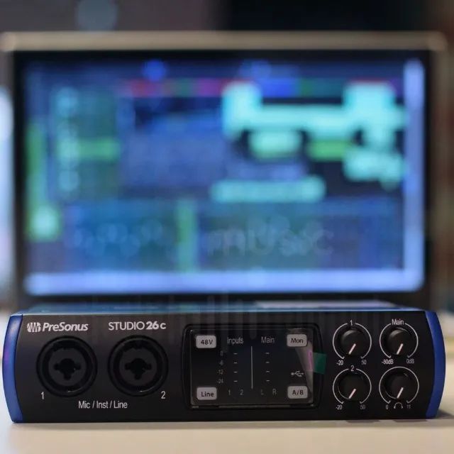 Interface de Audio Presonus Studio 26C - Áudio, TV, vídeo e