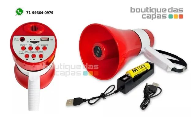 Megafone portátil Tomate MLB-001 gravação de áudio com alta definição 30 min por 30 - Foto 2