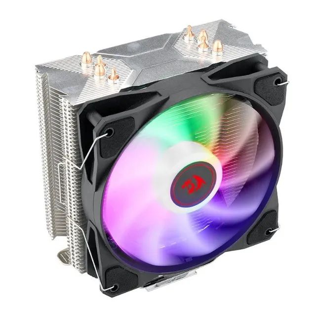 Air Cooler Redragon TYR  Led Rainbow Intel/AMD - WZetta - Foto 3