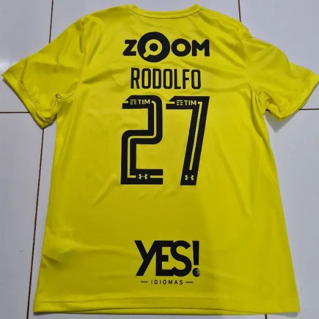 Camisa Fluminense Under Armour Goleiro Amarela 27 Rodolfo - Foto 2