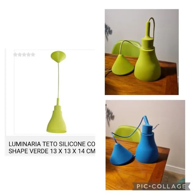 Luminária/ Pendente em Silicone nova