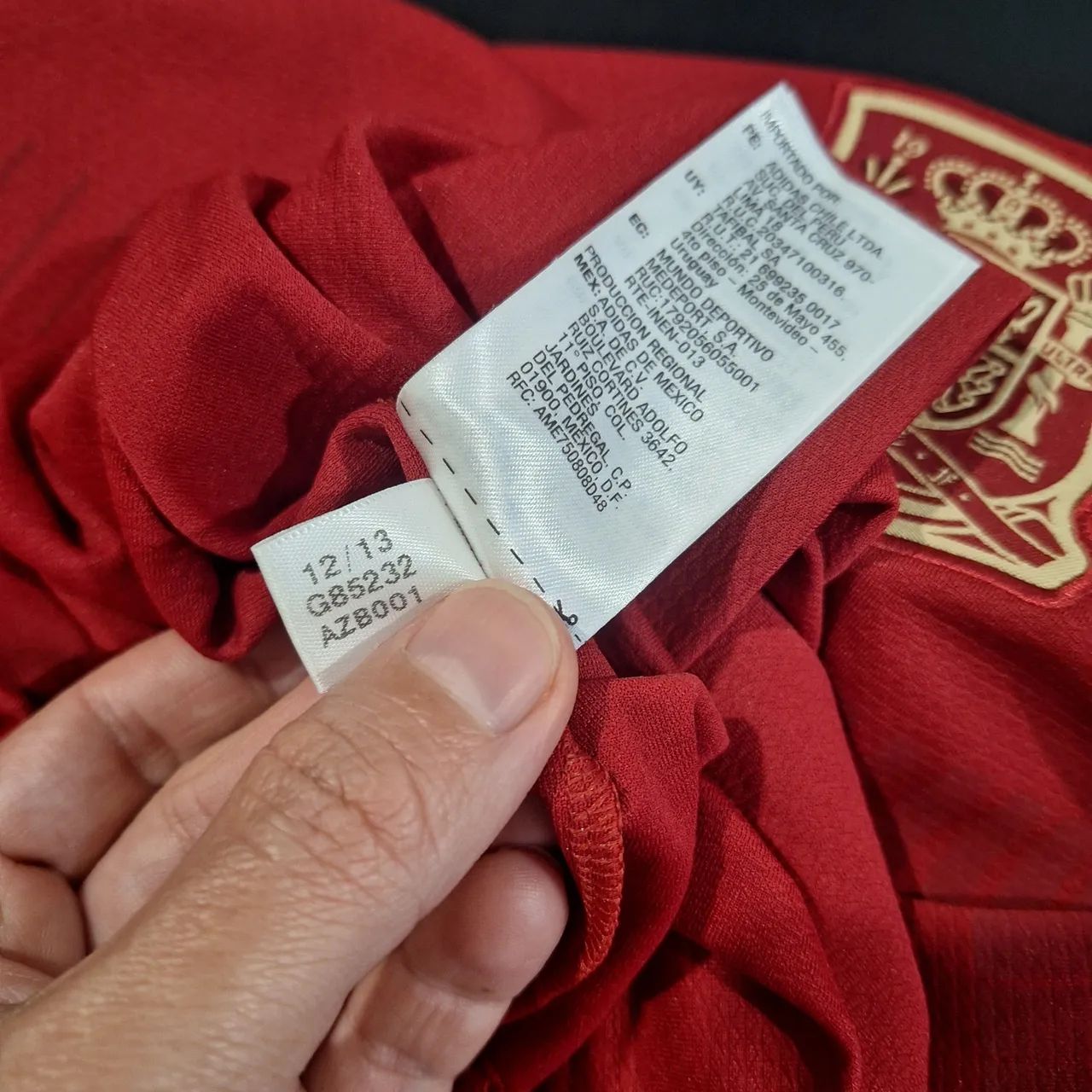 Camisa -defeito patch- seleção Espanha Adidas 2014 - Foto 5