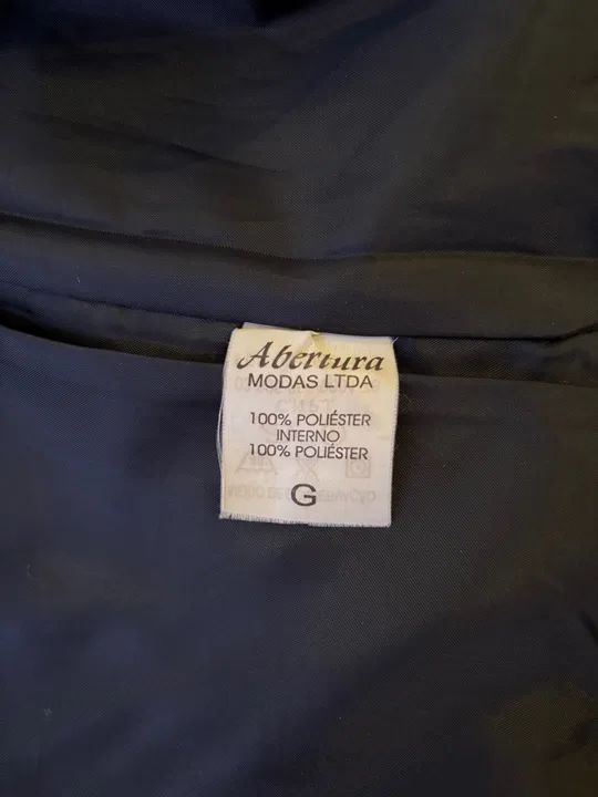 Blazer Listrado Preto e Branco - Foto 2