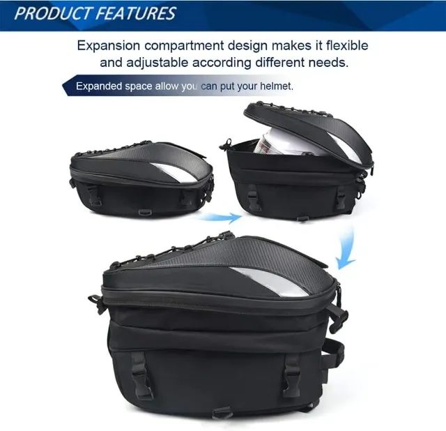 PRA LEVAR HOJE!! Mochila Moto - Foto 6