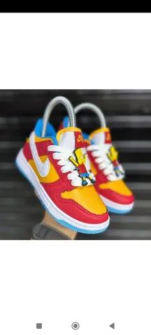 Tênis Nike Bart Simpson infantil  (Encomenda)