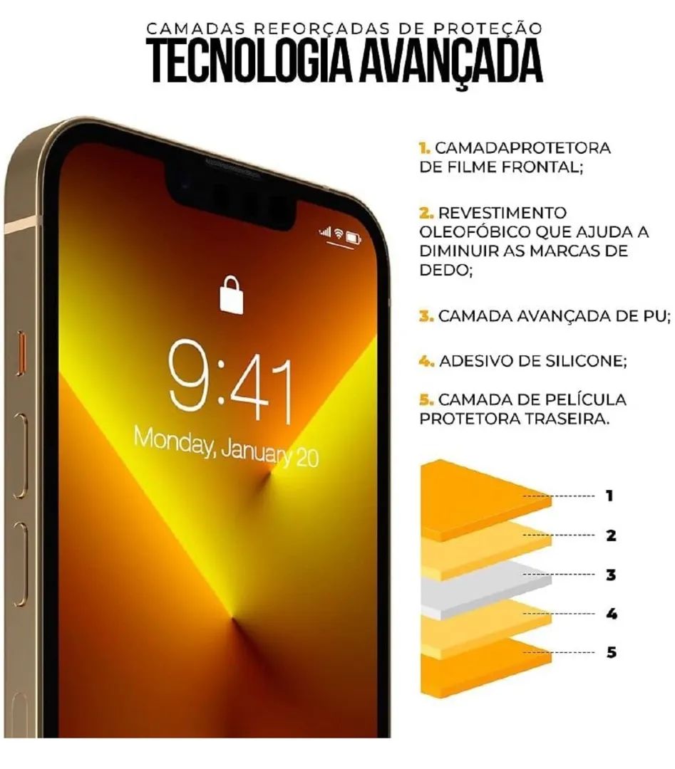 Película de Proteção de Tela da marca GSHIELD - Novo - Foto 3