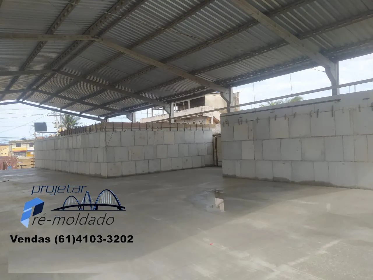 Paredes prontas com Blocom pré-moldado !!! - Foto 3