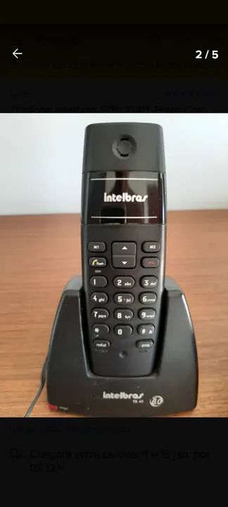 Telefone sem fio Intelbras TS40 com Secretária  - Foto 2