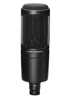 Microfone Audio-technica At2020 Condensador Cardioide Cor Preto