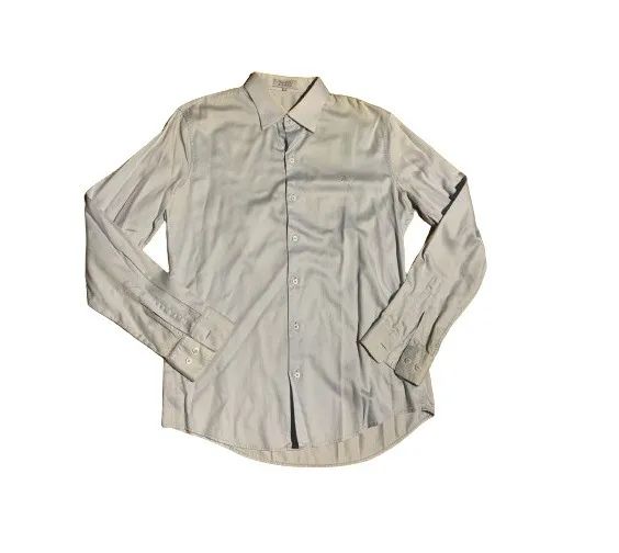 Camisa Social Masculina Ricardo Almeida Original Logo Bordado Azul Claro - Tamanho 41 / M - Foto 2