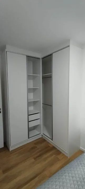 Roupeiro em L de casal em 100%MDF - Foto 2