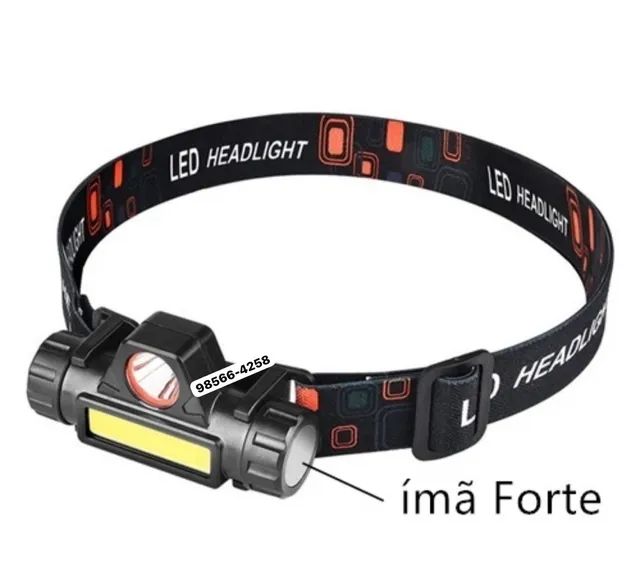 Lanterna de cabeça 2 luminárias