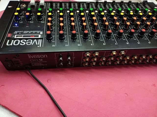 Mesa Live Som 12 Canais C/ Bluetooth e Garantia - Foto 5