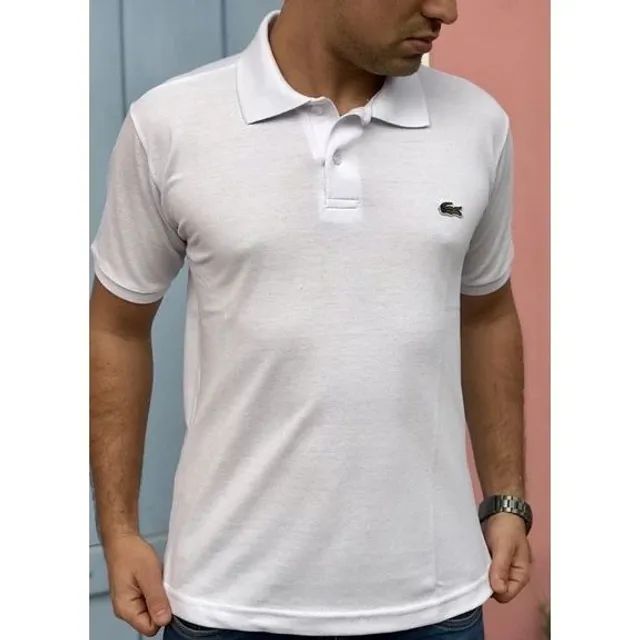 Camisetas Polo de algodão 1 linha  - Foto 2