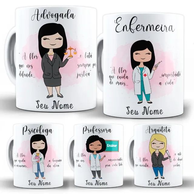 Caneca Profissões Personalizada - Foto 6