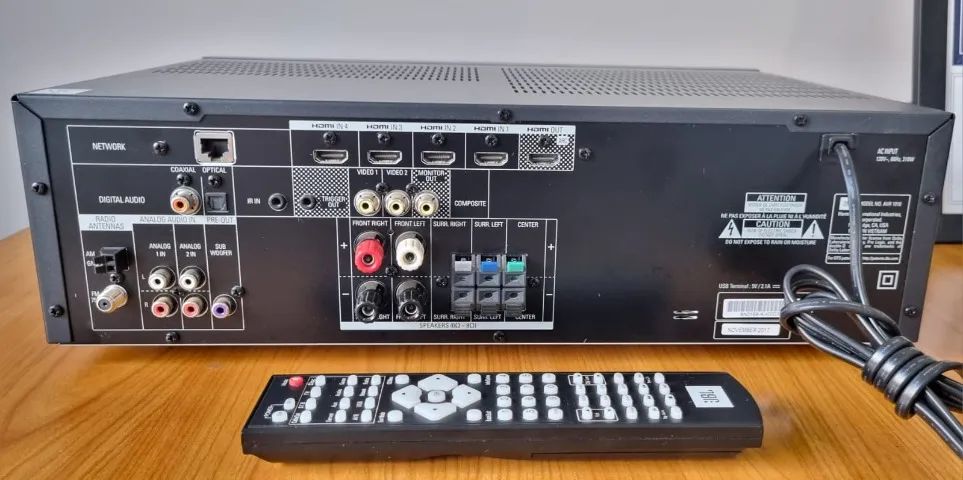 JBL AVR-1010 - Receiver 5.1ch / 3D Ready / DLNA 5.1 / Internet / 110v - Com defeito - Foto 5