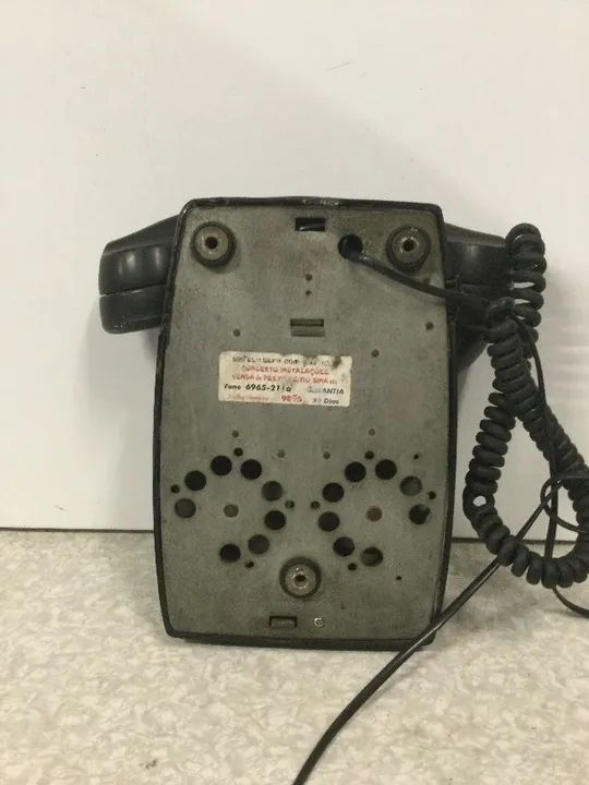 telefone antigo de parede. - Foto 3