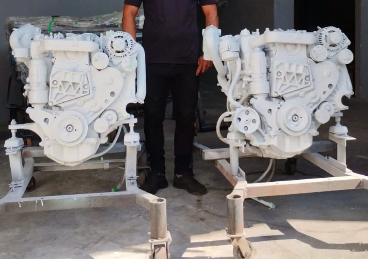 Parelha motor diesel QSD 300hp zerado - Foto 4