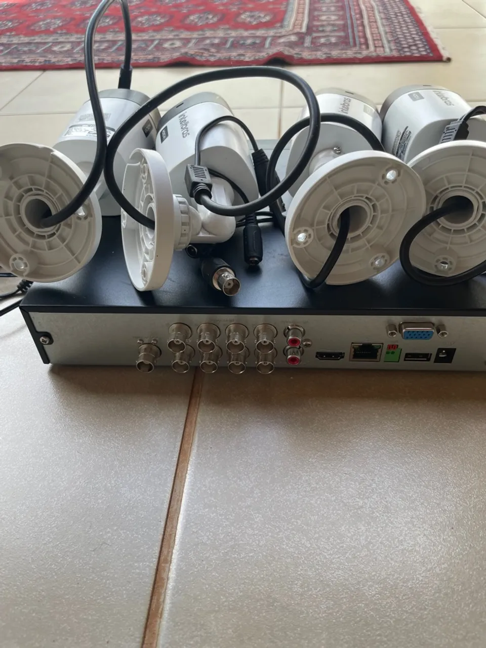 4 câmeras dvr e jd 1 tera