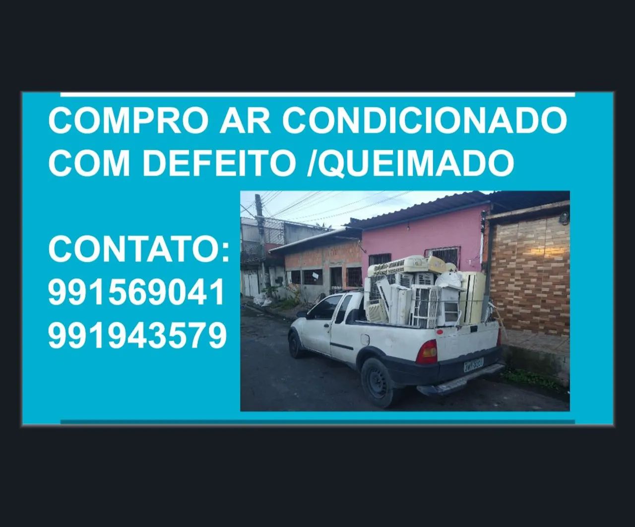 Ar Condicionado com Defeito/Queimado