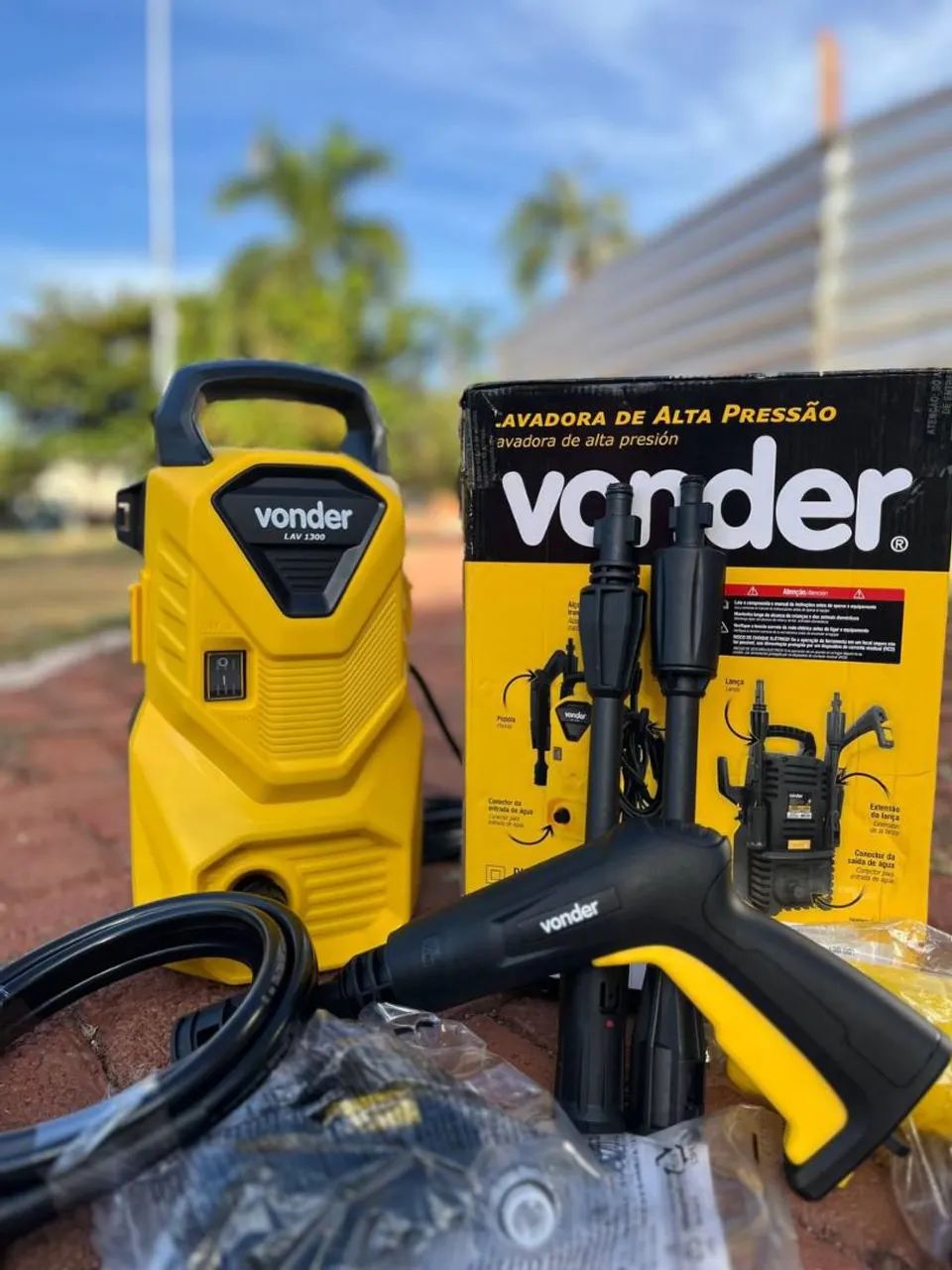 Kit  Lavadora vonde +Mangueira 20m Reforçada Trançada novos na caixas com Garantia! - Foto 2