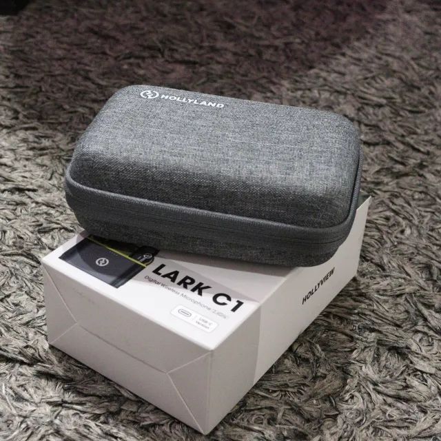 Microfone de Lapela Duplo Hollyland Lark C1 Duo USB-C - Foto 3