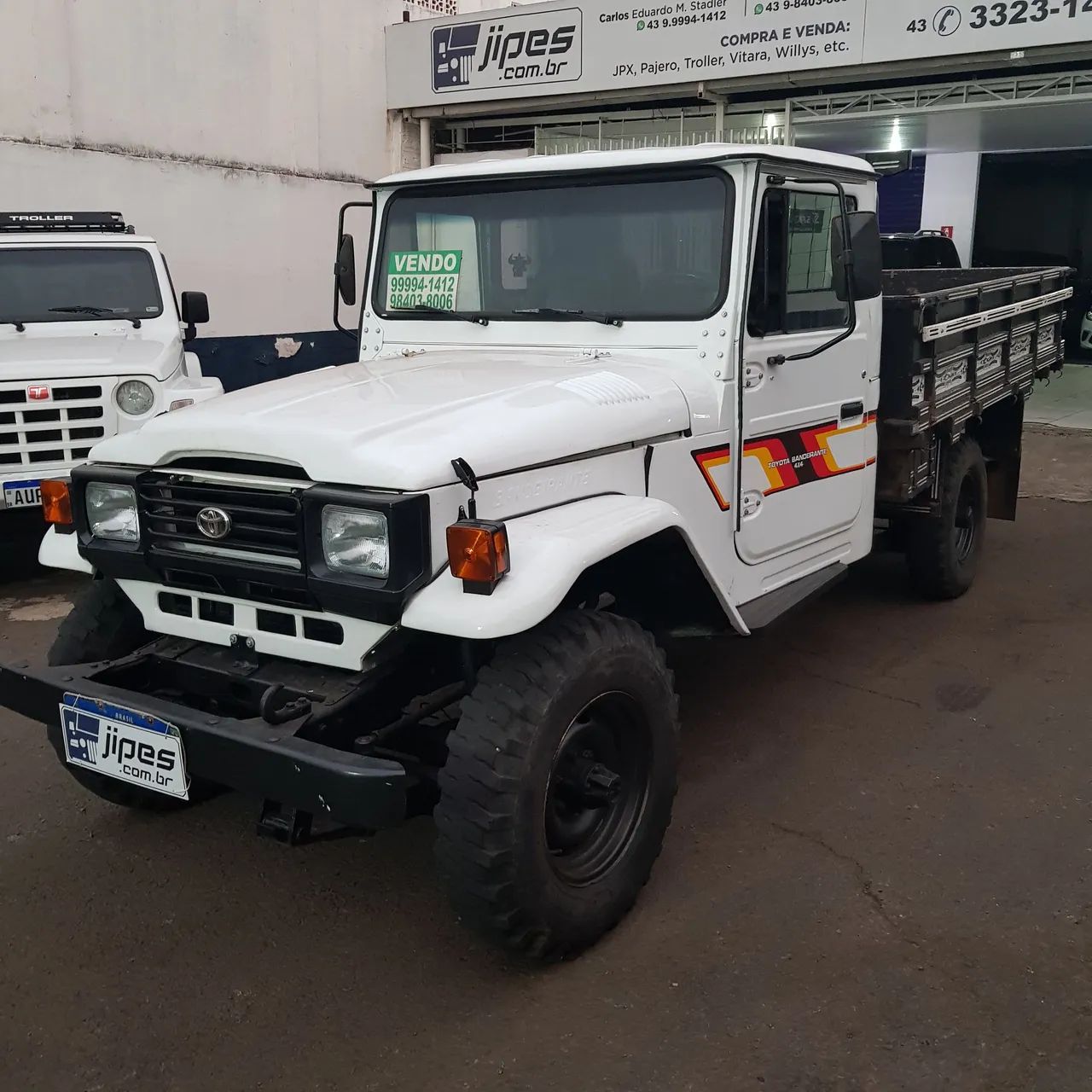 Toyota Bandeirante 1999 pick up motor 14 B 05 marchas 4x4 diesel 1999