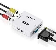 Conversor de Áudio e Vídeo VGA P2 para AV RCA - Foto 5