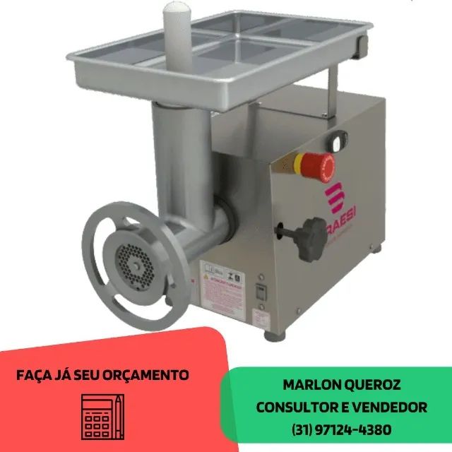 Moedor de carne Boca 10 Braesi Inox Bivolt