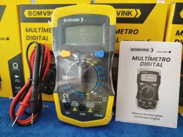 Promoção Caixa Fechada com 10 Peças Multímetro Digital R$ 23,90 un=R$239,00Cx - Foto 2