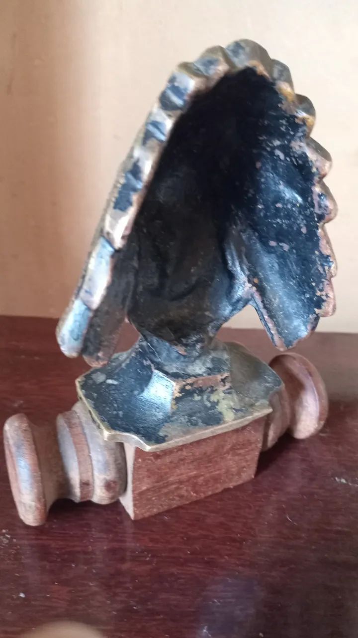 Busto Representando Cabeça de Índio Americano - Foto 5