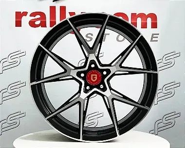 Jogo de Roda Gisa Gloria YA5636 Preto Diamantado 5x112 - 21x9 Offset 40  - Foto 2