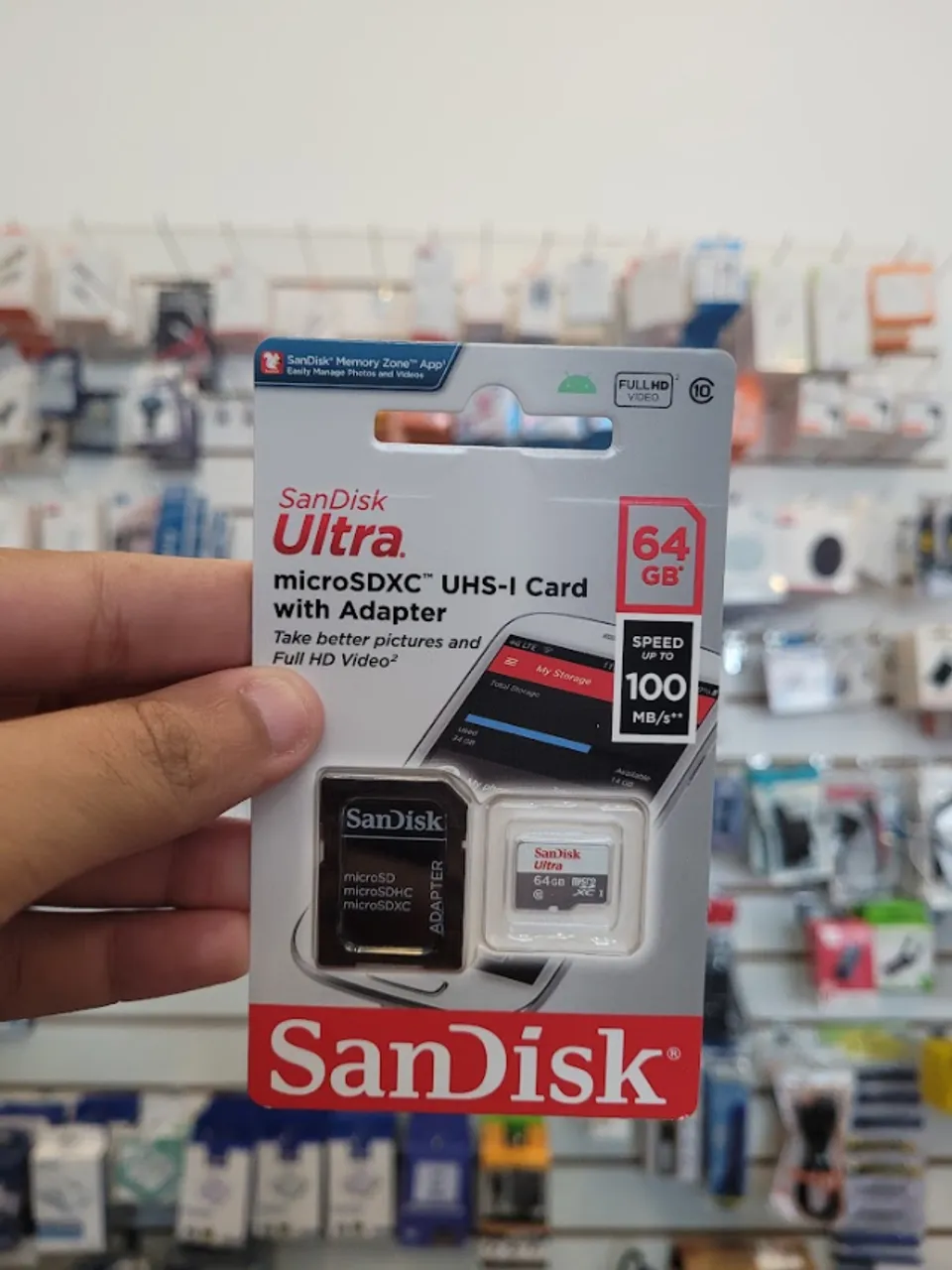 Cartão De Memória Sandisk Ultra 64GB