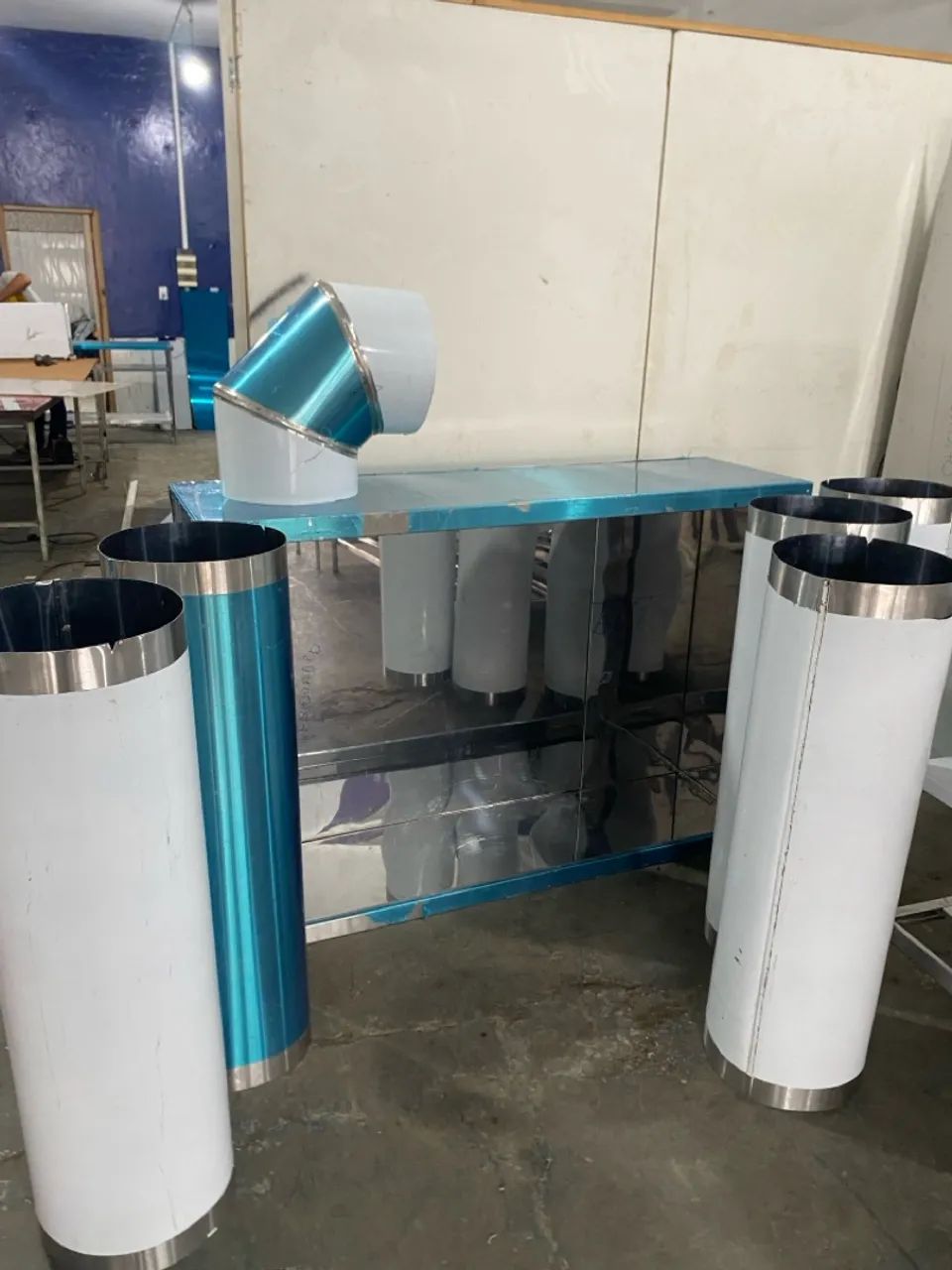 COIFA DUTOS CURVA INOX