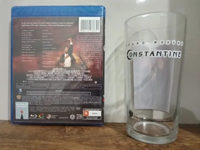 Blu Ray Constantine Nacional Lacrado Com Copo Keanu Reeves! - Foto 5