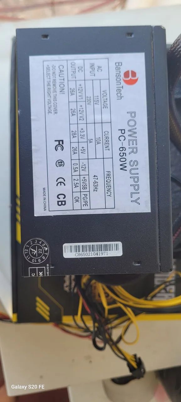 Fonte PC 650W - Banson Tech - Foto 3