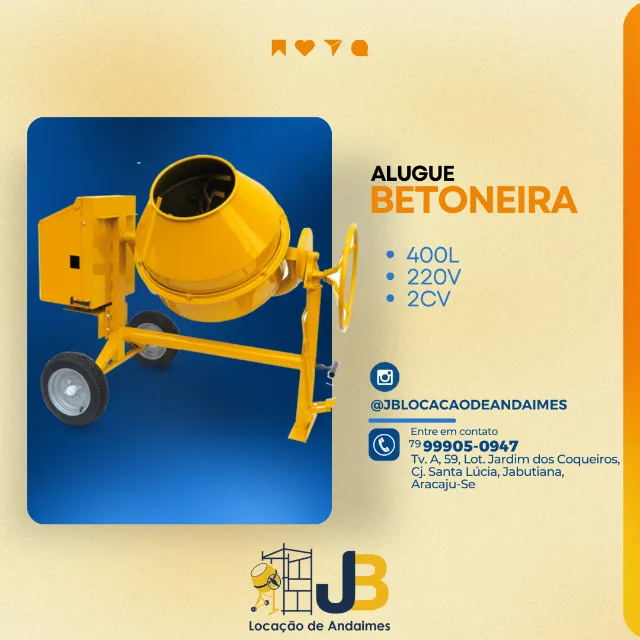 Aluguel de Betoneiras