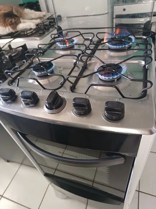 Fogão Continental 4 Bocas Branco - s.novo  - Foto 6
