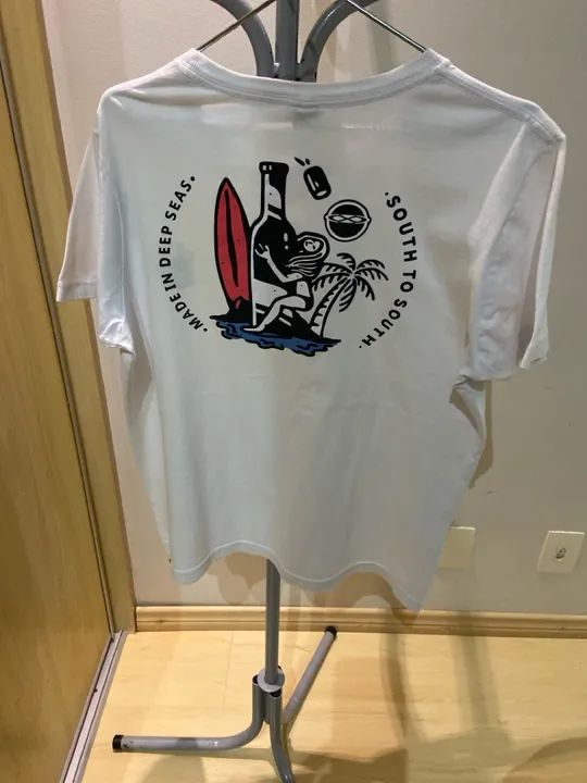 Camiseta Surf - Branca - Foto 2