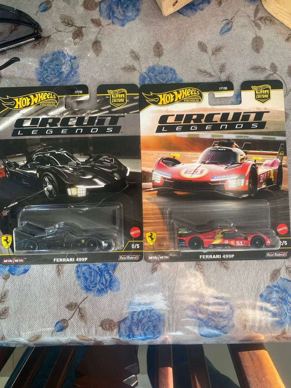 Hot Wheels Ferrari 499P ブラック Hot Wheels Premium Car Culture Circuit Legends - Mattel Ferrari