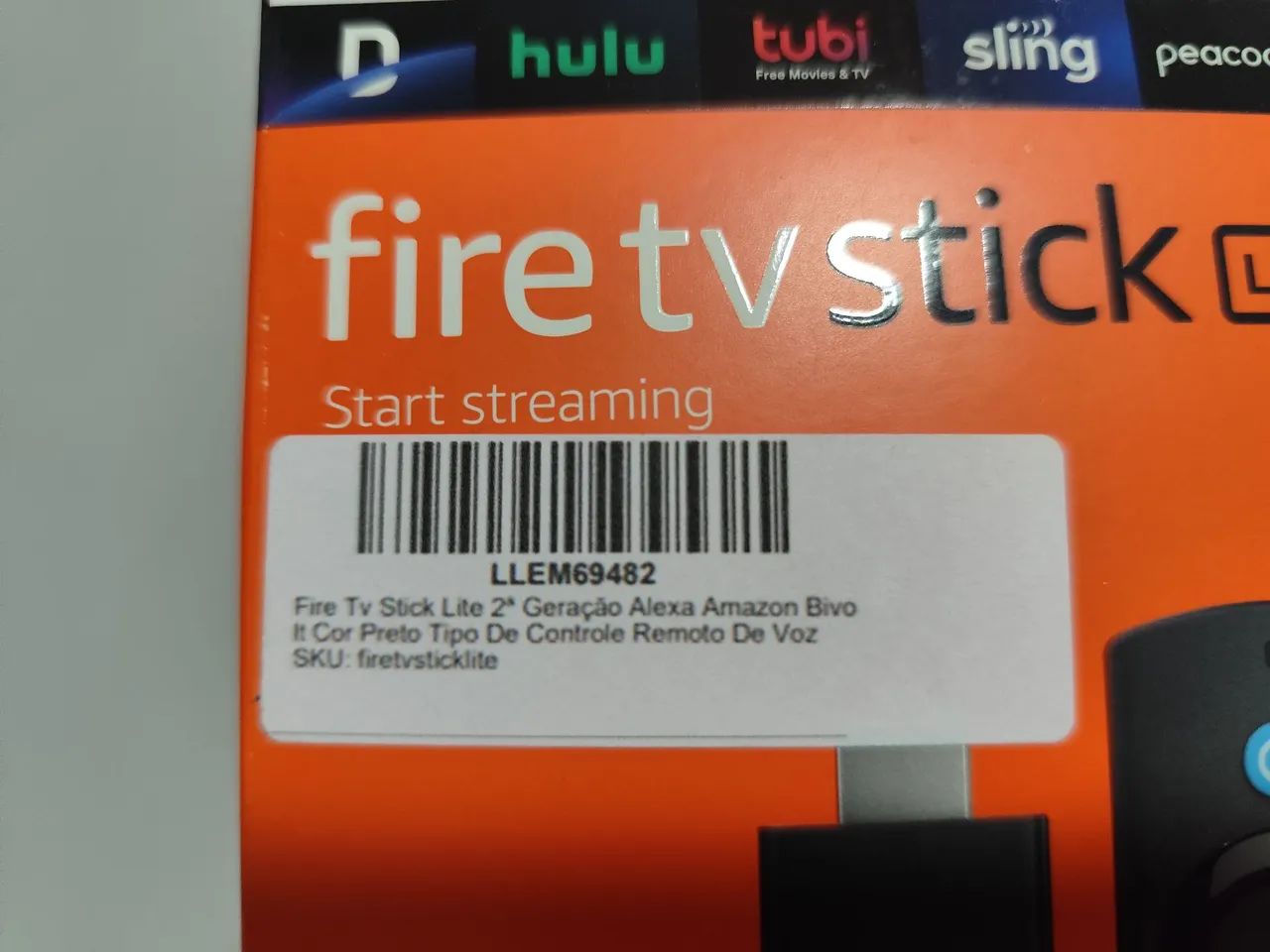 Fire stick 2 geração, com 1 mês de streaming