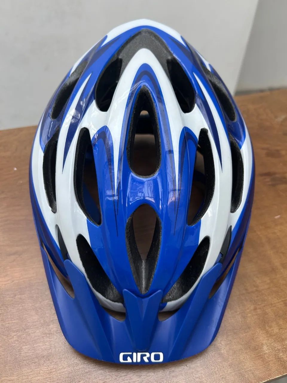 Capacete Giro Indicator - Azul e Branco - Foto 4