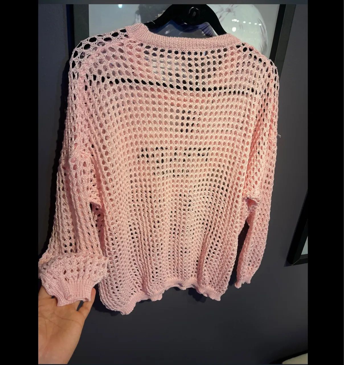 Blusa tricot pink prada 