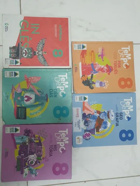 Livros didáticos Tempo de  - 8º ano - Completo - Foto 2