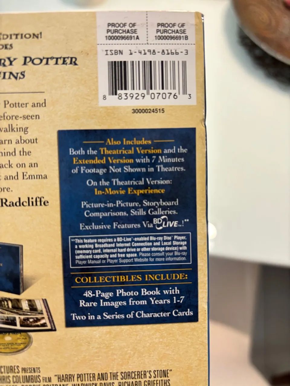 Harry Potter e a Pedra Filosofal - Edição Ultimate Blu-ray - Foto 6