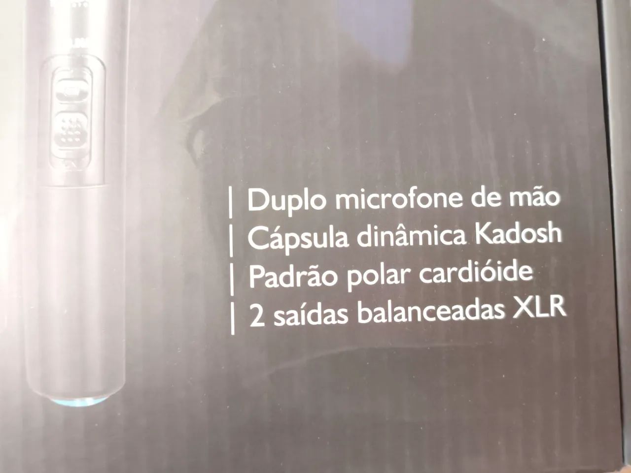 Kit Microfone Sem fio KDS-W382M UHF Mão Duplo Kadosh - Foto 2