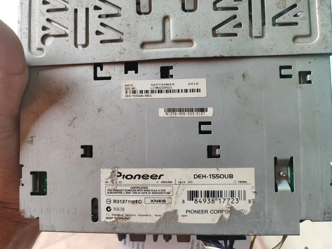 Rear Mounting Bracket for Pioneer Radio