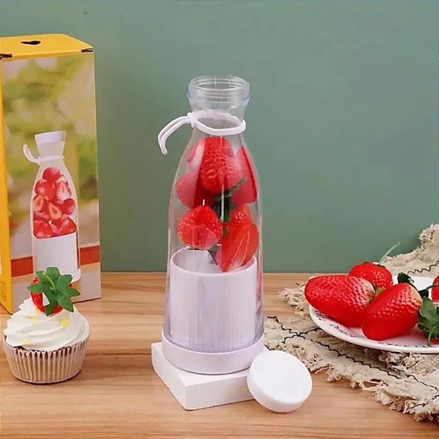 Mini Juicer Portátil com Alça Liquidificador 400 ML - Foto 5